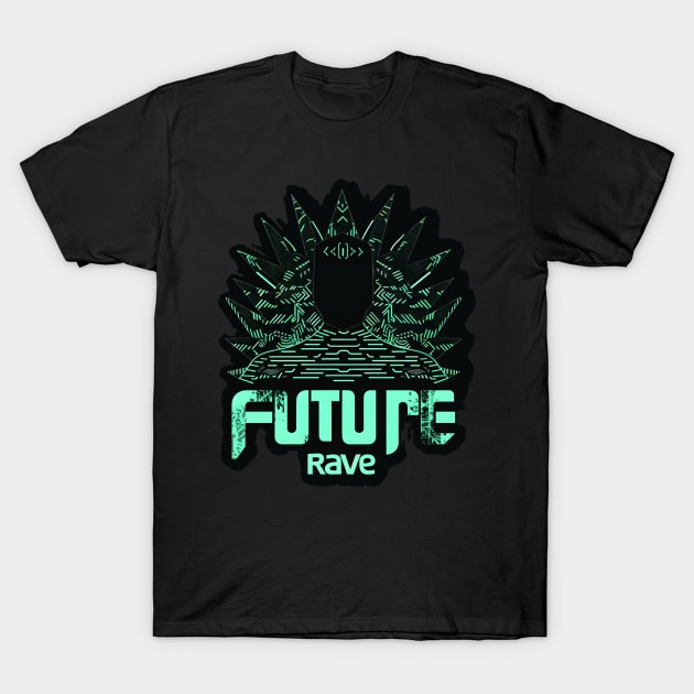 Future Rave Artwork T-Shirt by DanielVind